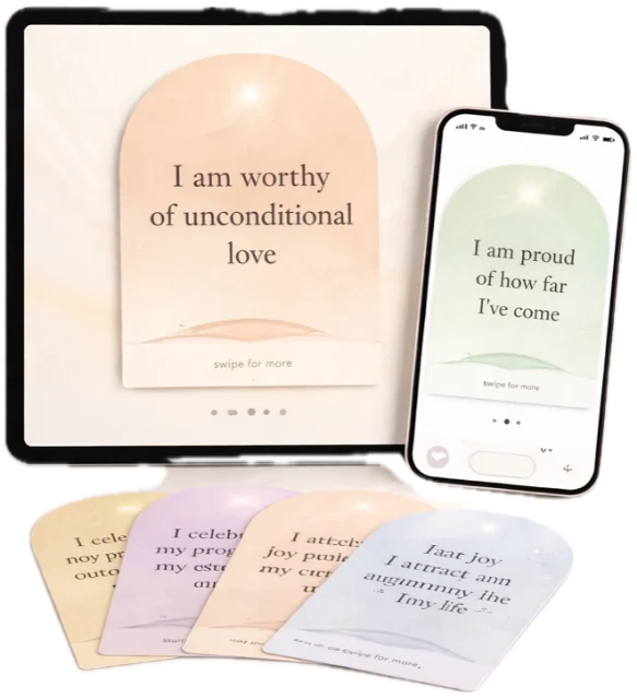 Radiant Affirmations Digital Cards (in the shop)