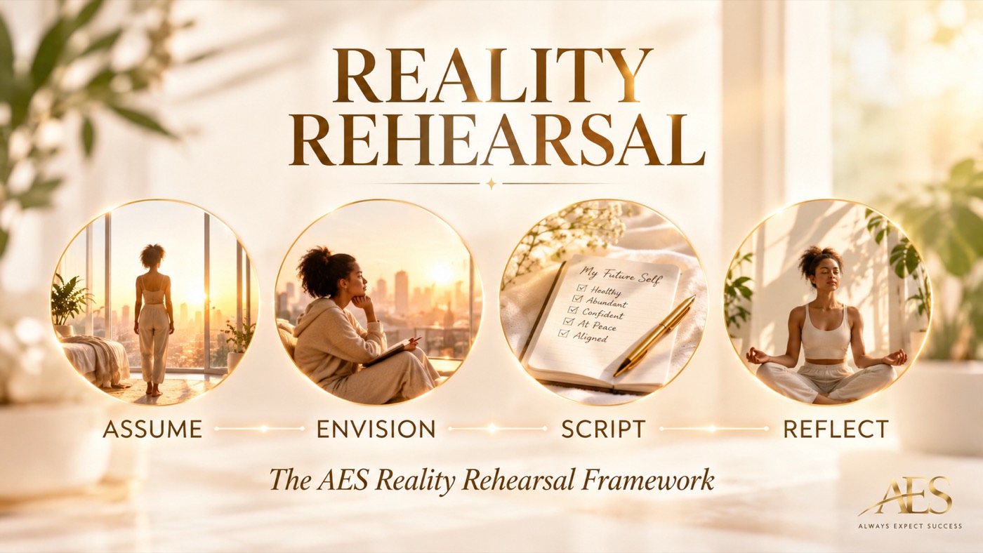 The AES Reality Rehearsal framework: Assume, Envision, Script, Reflect