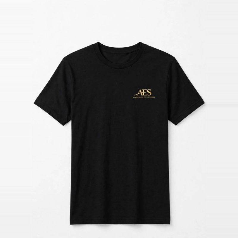Dream Plan Take Action Achieve Tee - Black: Front