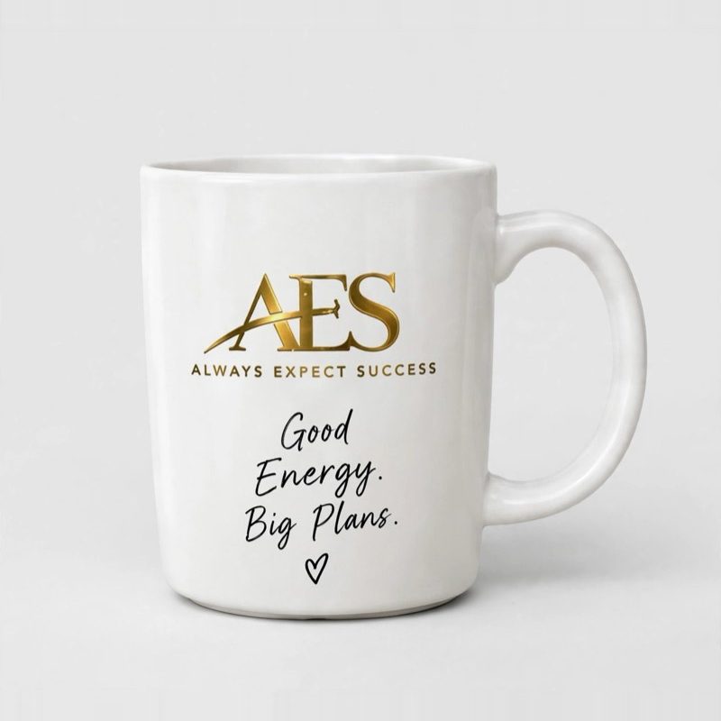 Good Energy, Big Plans Mug - White