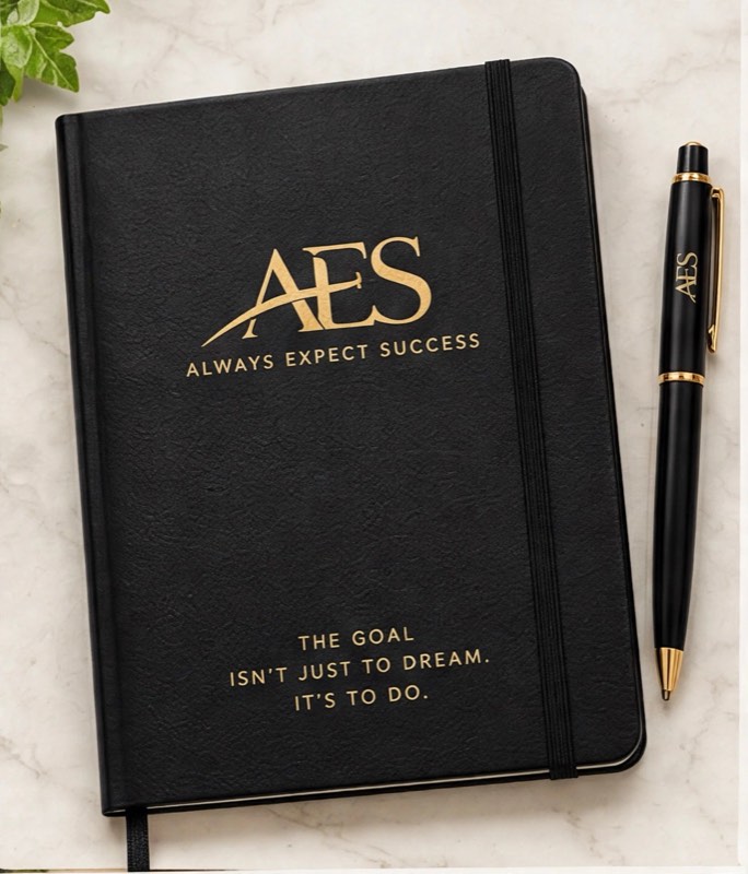 The Goal Isn't Just to Dream Notebook Set