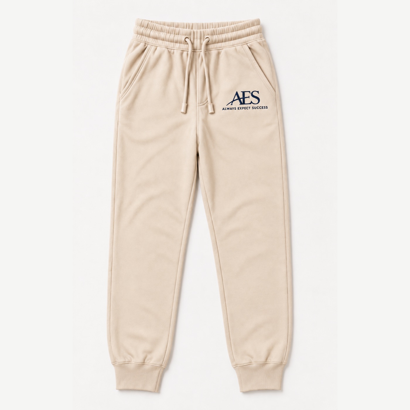 AES Signature Sweatpants: Cream